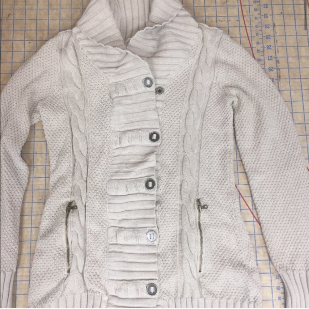 ISO Athleta Cable Knit Cardigan